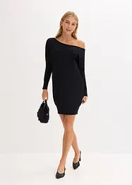 One-Shoulder-Strickkleid, bonprix
