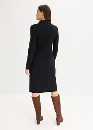 Hemdblusenkleid aus Punto di Roma, bonprix