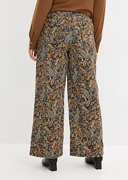 Pantalon ample et extensible en twill, bonprix
