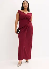 Carmen-Kleid aus strukturiertem Crepe, bonprix