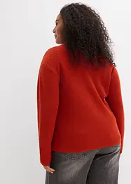 Pull en fine maille 100% coton, bonprix