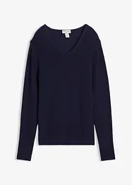 Feinstrickpullover aus reiner Bio Baumwolle, bonprix