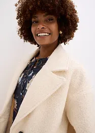 Kurzer Bouclé-Mantel, oversized, bonprix