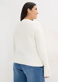 Gilet en maille à boutons décoratifs, bonprix