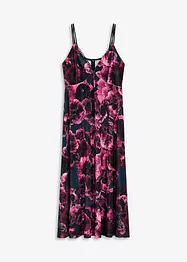 Midikleid aus glänzendem Samt, bonprix