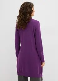 Longstrickjacke mit Rollkanten, bonprix