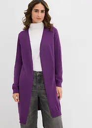 Longstrickjacke mit Rollkanten, bonprix