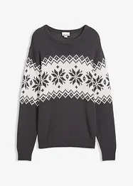 Norweger-Pullover aus reiner Baumwolle, bonprix