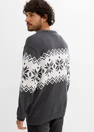 Norweger-Pullover aus reiner Baumwolle, bonprix