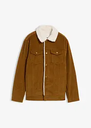 Cord-Jacke mit Teddyfutter, bonprix