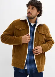 Cord-Jacke mit Teddyfutter, bonprix