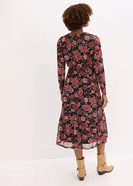 Midikleid aus softem Mesh, bonprix