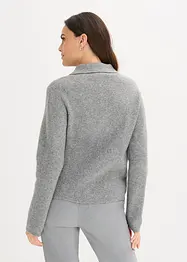 Polo-Pullover mit Wollanteil, bonprix