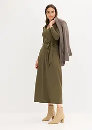 Hemdblusenkleid mit Viskose, bonprix
