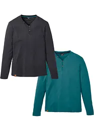 T-shirts col tunisien, bonprix