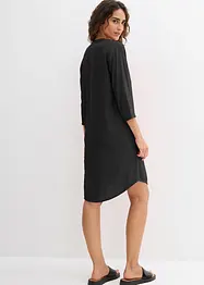 Robe-tunique fluide et texturée en viscose majoritaire, bonprix