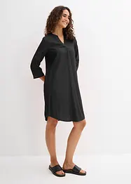 Tunika-Kleid aus fließendem Viskose-Mix mit Struktur Effekt, bonprix