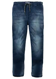 Regular Fit Schlupf-Sweat-Jeans, Straight, bonprix