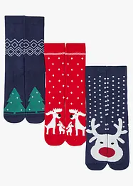 Thermo Socken mit weichem Innenfrottee (3er Pack), bonprix