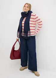 Pull en maille ajourée, bonprix