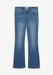Jean bootcut taille mi-haute, extensible, bonprix
