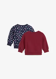 Baby Sweatshirt mit Weihnachtsmotiv (2er Pack), bonprix