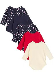 Baby Langarmbody aus reiner Bio-Baumwolle (5er Pack), bonprix