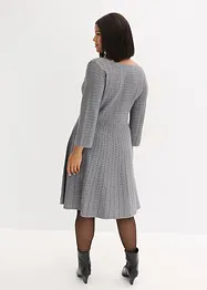 Robe fluide en maille, bonprix