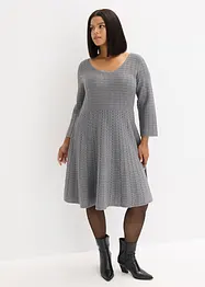 Robe fluide en maille, bonprix