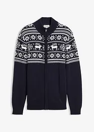 Norweger Strickjacke aus reiner Baumwolle, bonprix