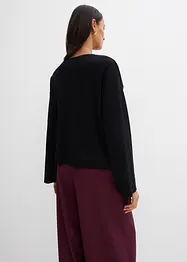 Langarmshirt aus Rippware, bonprix