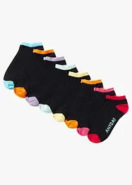 Socquettes jours de la semaine (8 paires) en coton majoritaire, bonprix