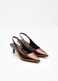 Slingpumps mit schmalem Absatz, bonprix