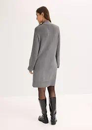 Strickkleid mit Schleife aus softem Viskose-Mix, bonprix