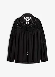 Schlupfbluse mit Spitze, bonprix
