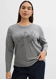 T-shirt manches longues 100% coton, bonprix