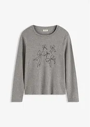 T-shirt manches longues 100% coton, bonprix