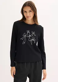 Langarmshirt aus reiner Bio-Baumwolle, bonprix