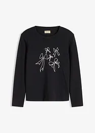 Langarmshirt aus reiner Bio-Baumwolle, bonprix