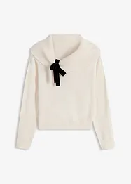 Oversize Pullover mit Camrenausschnitt, bonprix