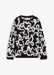 Jacquard-Pullover aus softem Viskose-Mix, bonprix