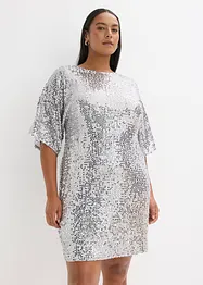 Robe à sequins et détail nœud, bonprix