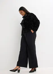 kurze Pailletten-Jacke, bonprix