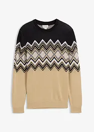 Pull à motif norvégien, bonprix