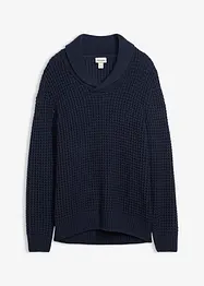 Pull en grosse maille à col châle, bonprix