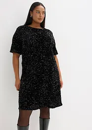 Robe courte et brillante, bonprix