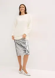 Longpullover aus weichem Federgarn, bonprix