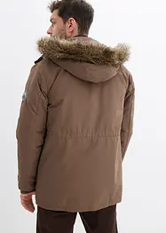 wattierter Parka mit Fleecefutter und abnehmbarer Kapuze, bonprix
