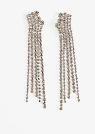 Boucles d’oreilles avec strass en cristal de verre, bonprix