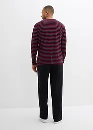 Pyjama aus reiner Baumwolle mit langen Ärmeln, bonprix
